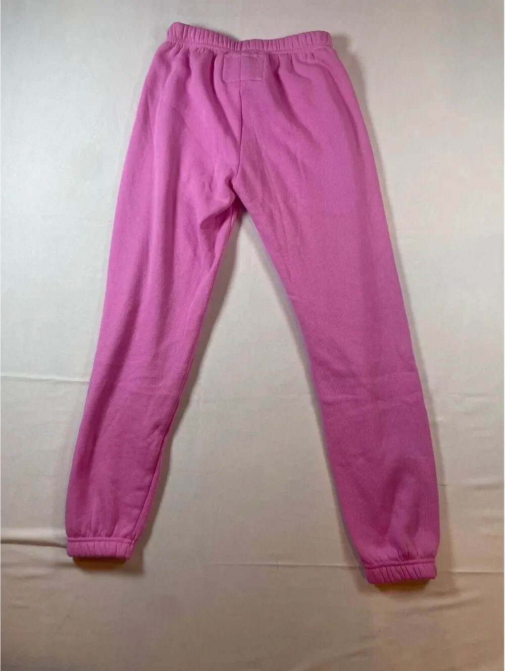 NWT Katie J NYC Dylan Pink Fleece Sweatpants Medium Elastic Waistband Cuffed
